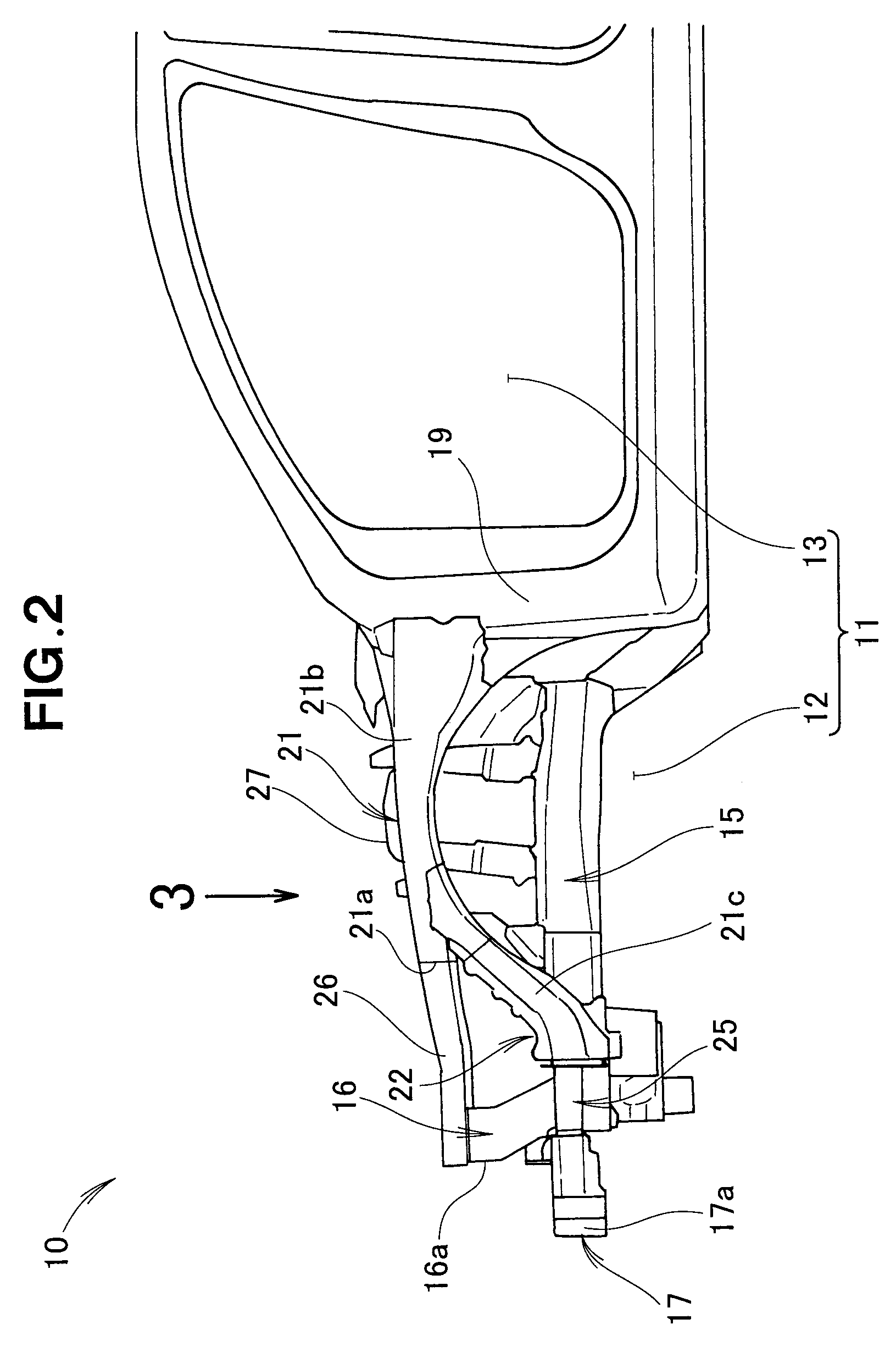 Front vehicle body structure