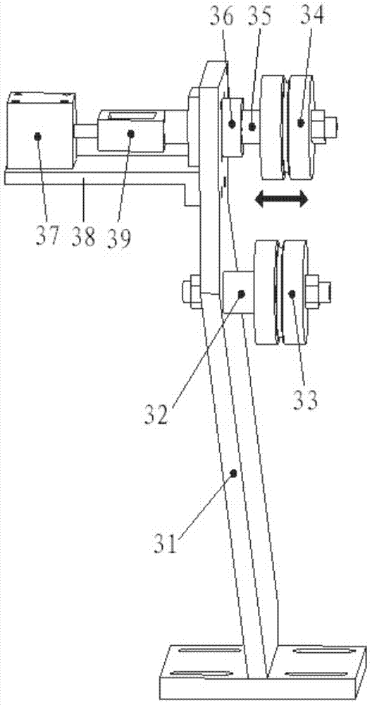 Coil winding paying-off device