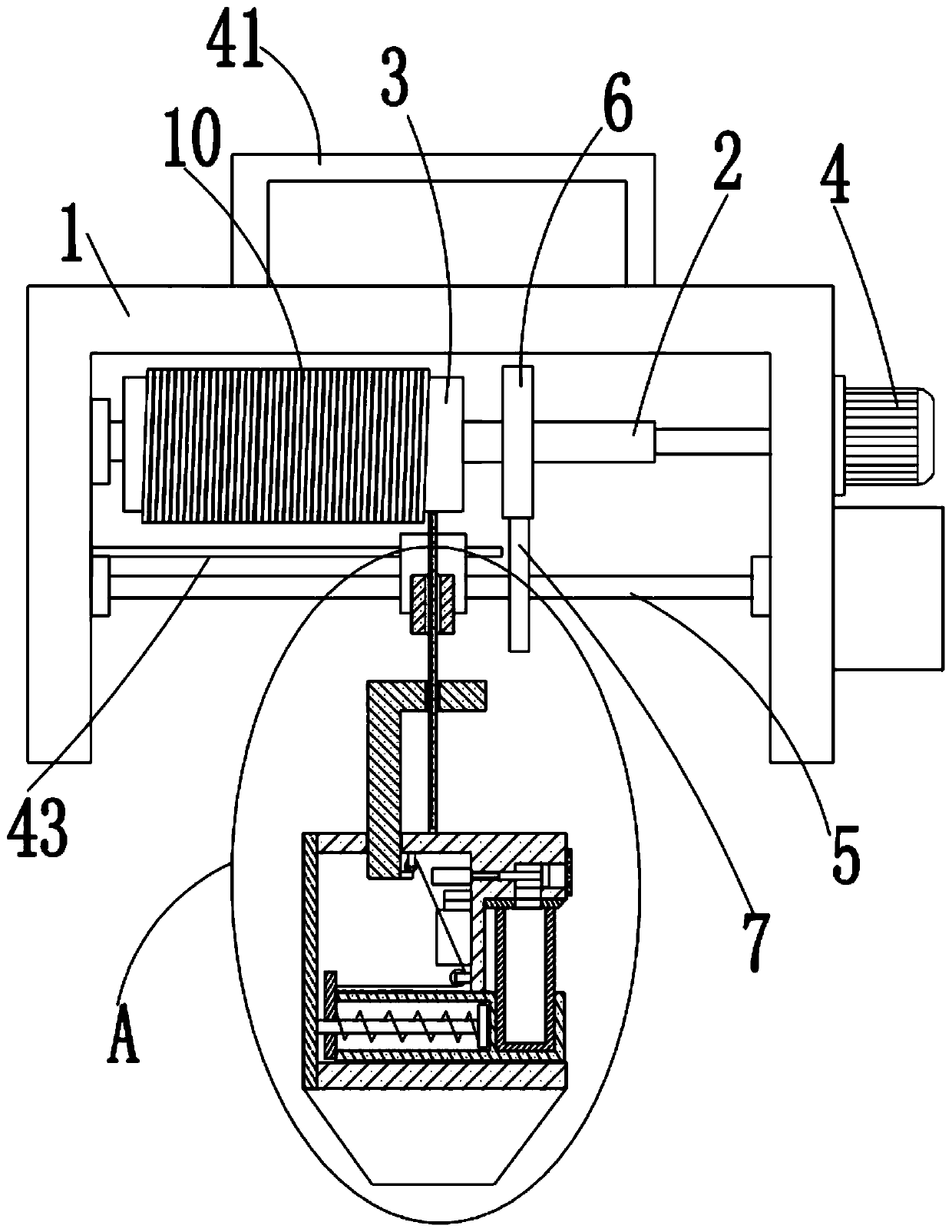 Sampling device for underground water environment-friendly detection and using method thereof