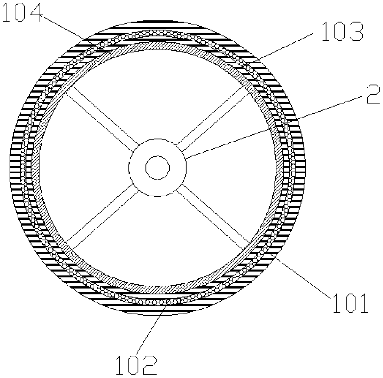 Novel glass fiber reinforced plastic material and preparation method thereof