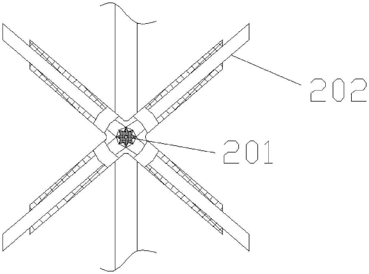 Novel glass fiber reinforced plastic material and preparation method thereof