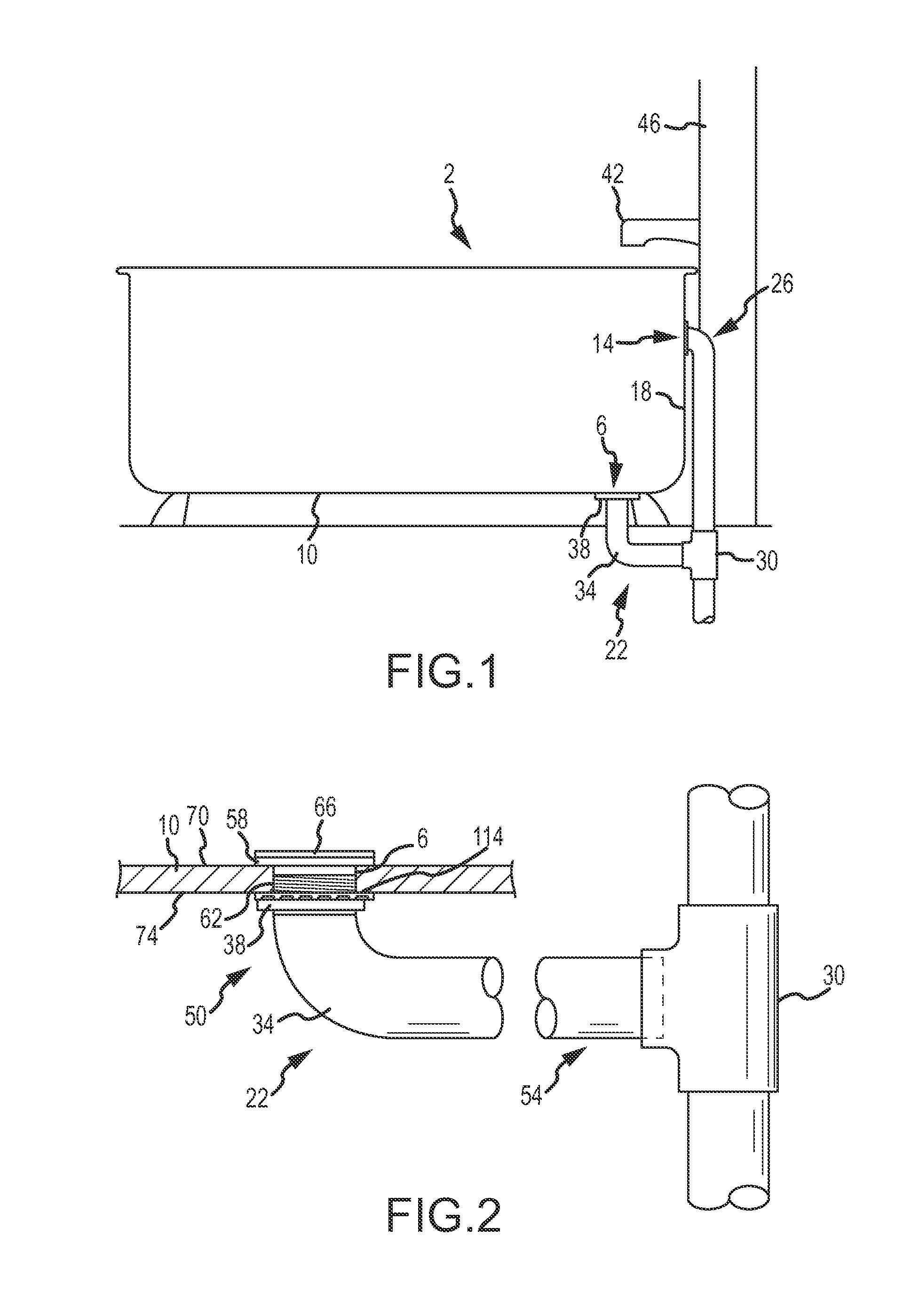 Drain assembly for a bathtub and the like