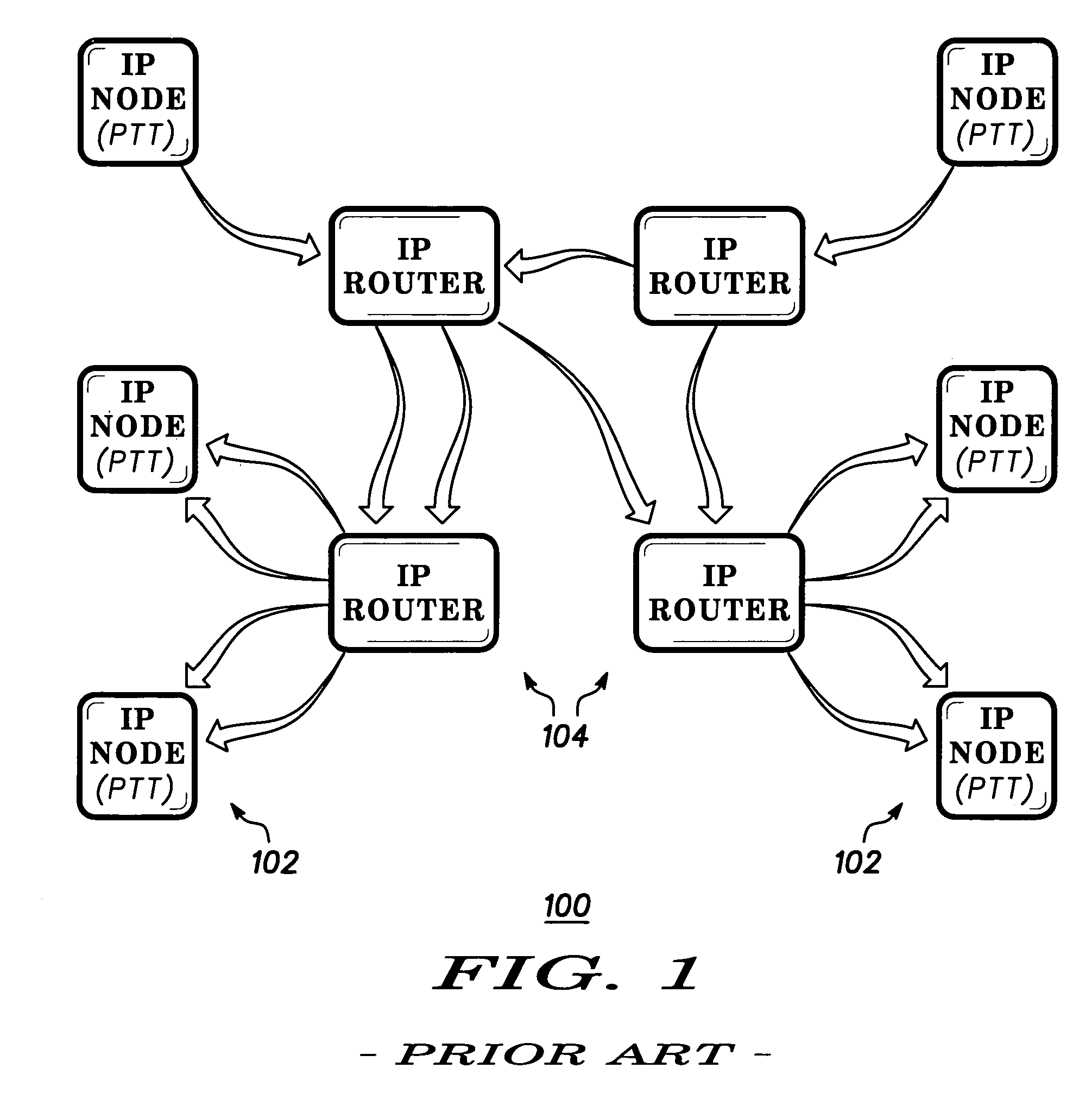 Dispatch call server in a packet based communication network