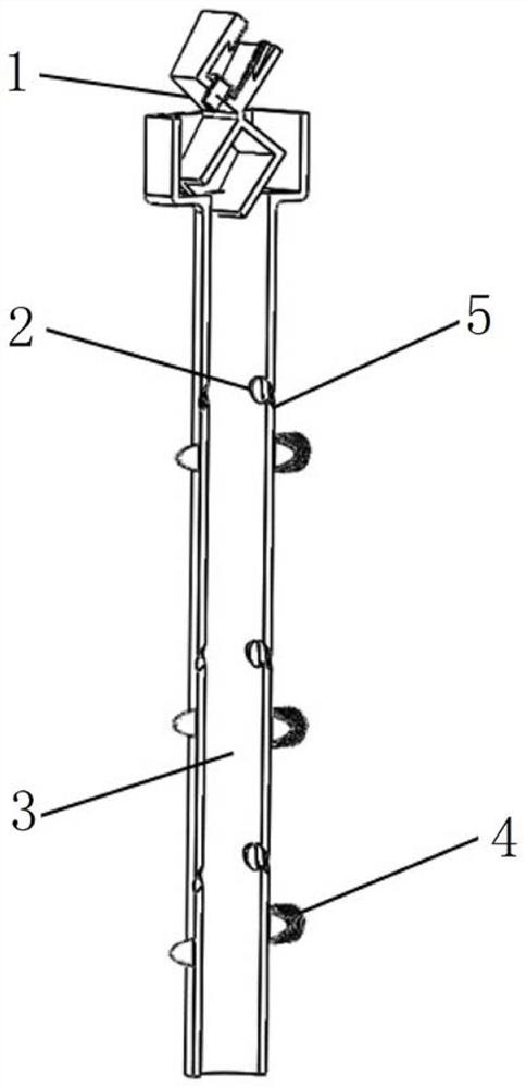 Accurate evaluation device for vertical content distribution of active excitation type seabed hydrate reservoir