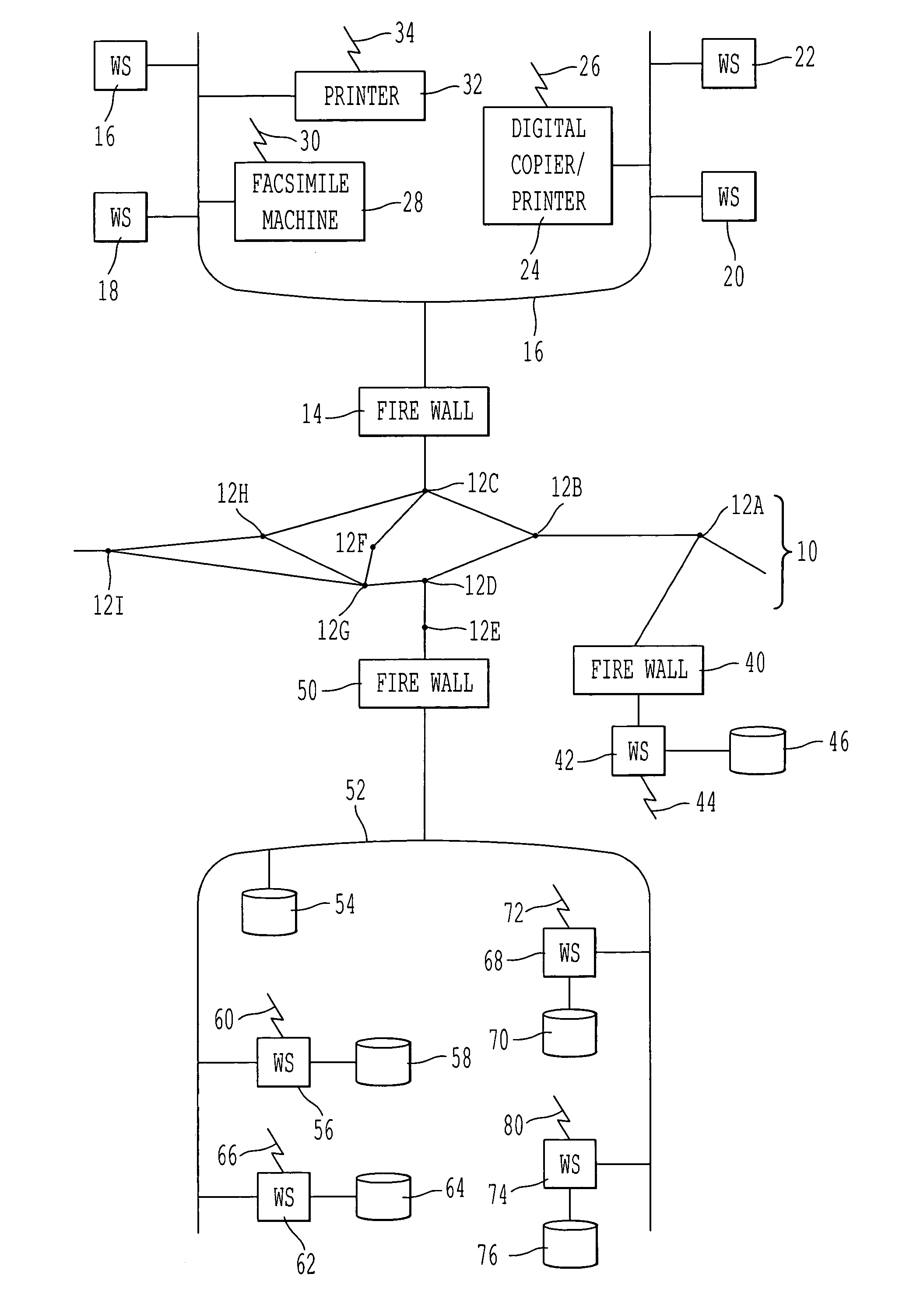 Method and system for diagnosis and control of machines using connection and connectionless modes of communication