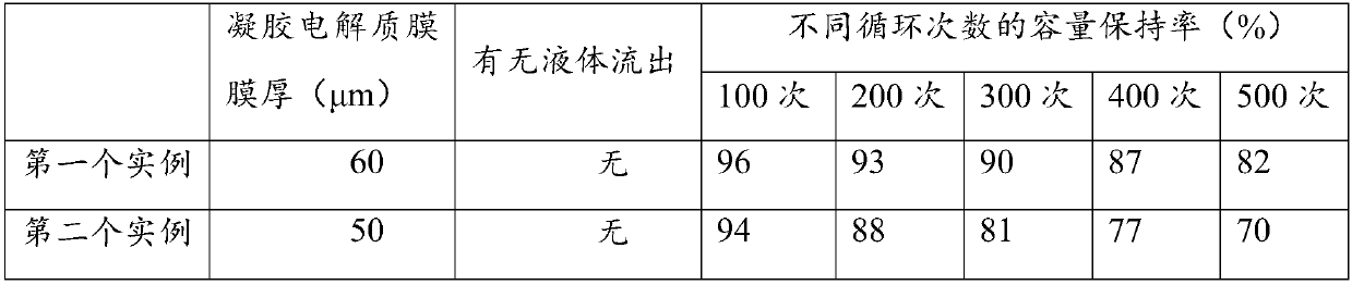 A kind of preparation device and preparation method of gel polymer lithium ion battery