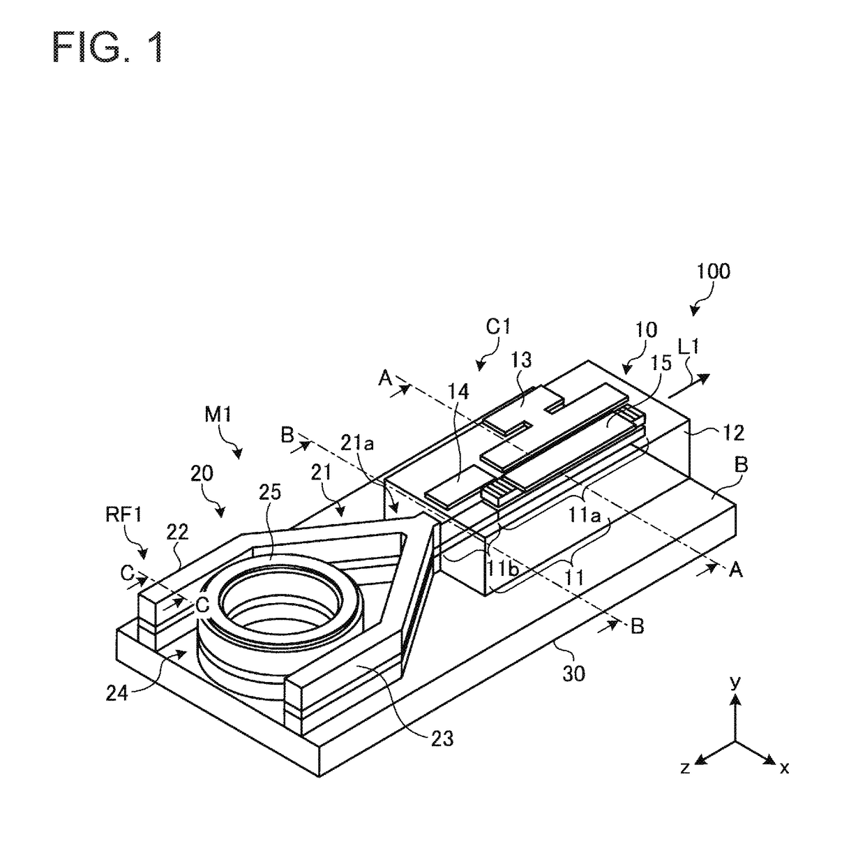 Wavelength tunable laser device and laser module