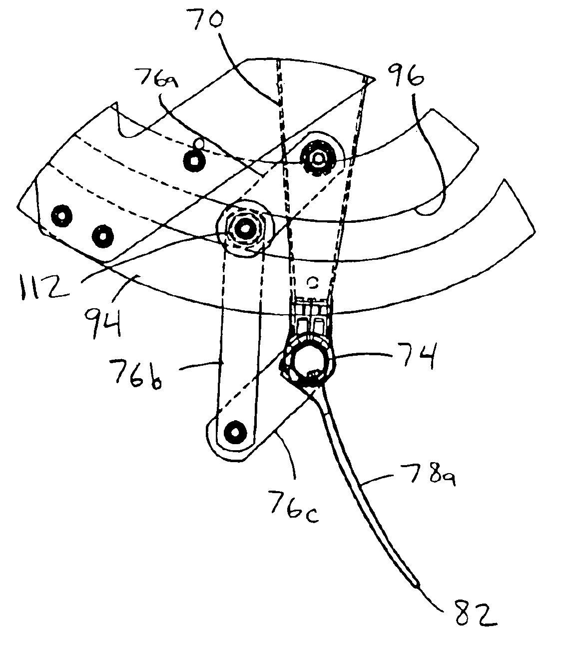 Harvester pickup reel controlling the tine tip path