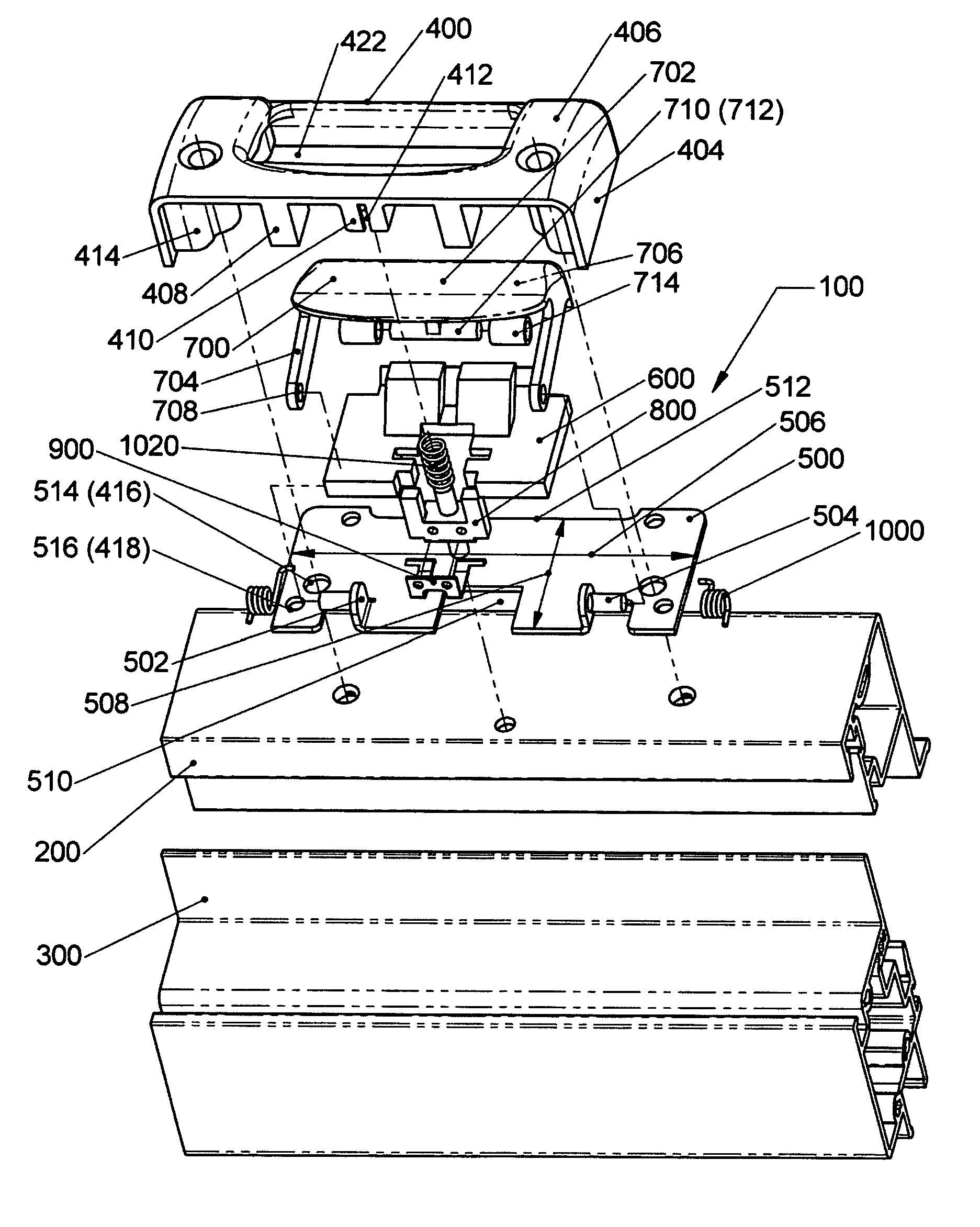 Positive action fenestration lock