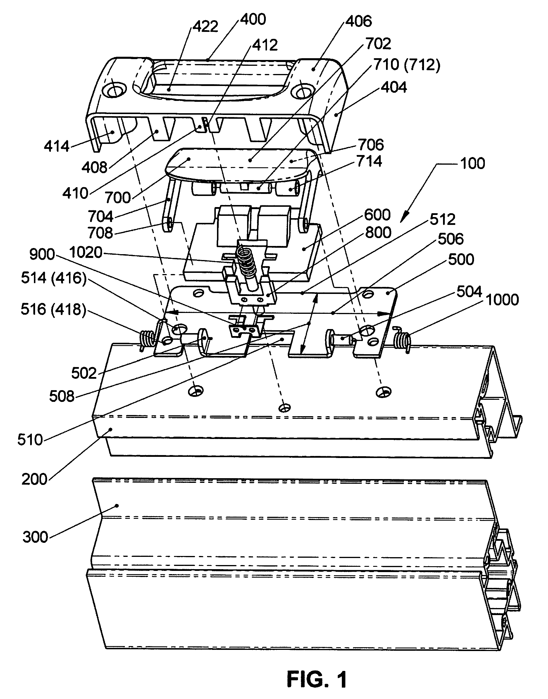 Positive action fenestration lock