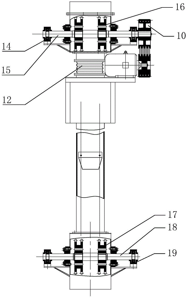 Full-sealed high-temperature bulk material elevator