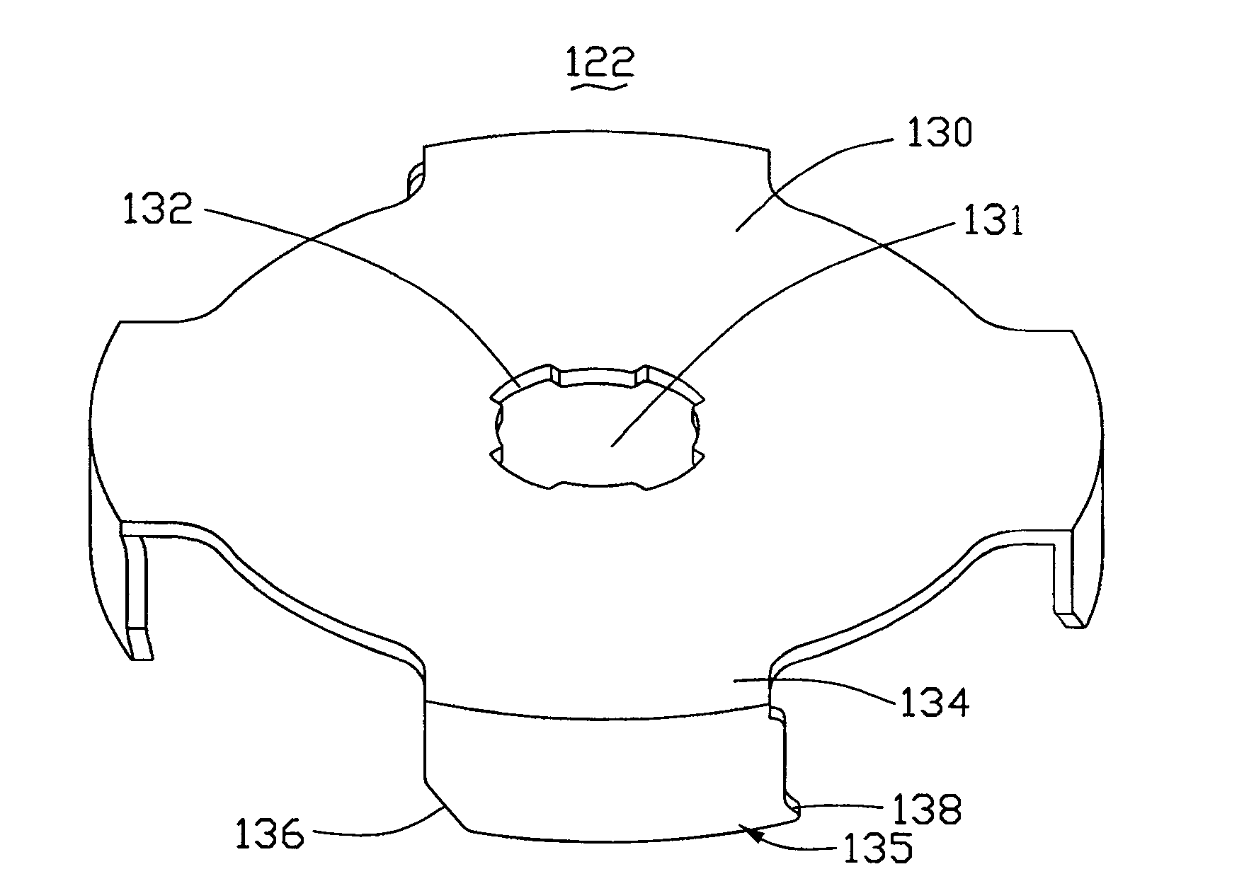 Motor and its stator structure