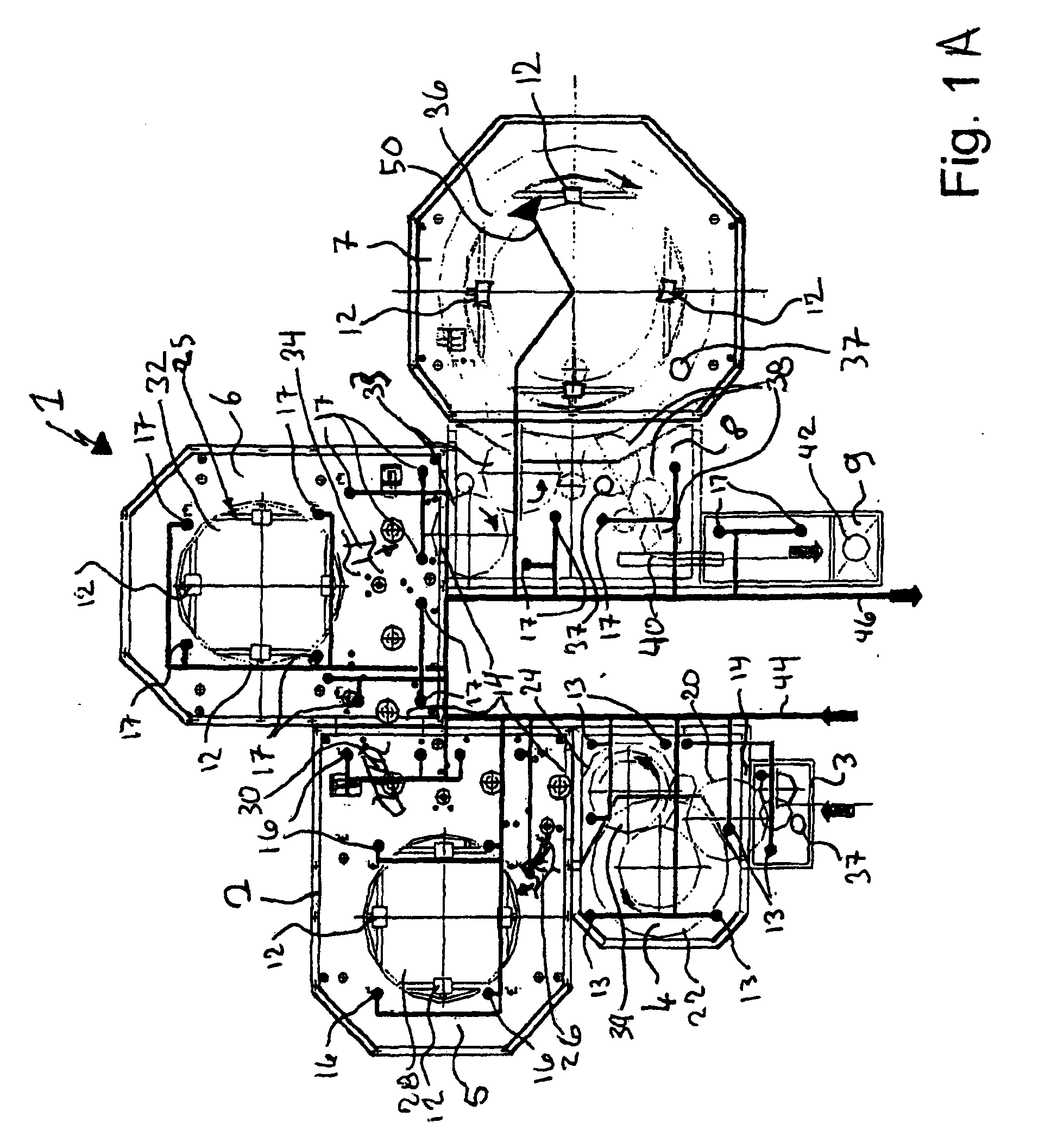 Aseptic beverage bottle filling plant with a clean room arrangement enclosing the aseptic beverage bottle filling plant and a method of operating same, and an aseptic container filling plant with a clean room arrangement enclosing the aseptic container filling plant, and a method of operating same