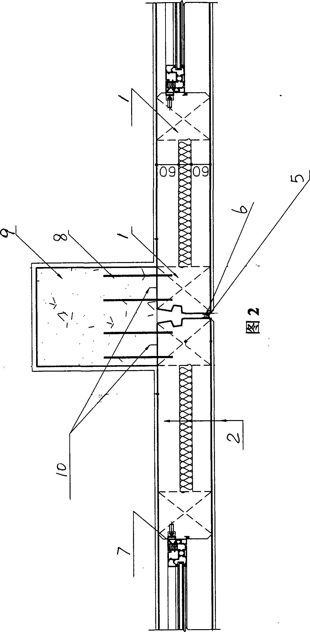 Prefabricated thermal insulation exterior wall and method for producing the same