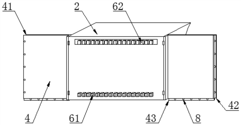 Convenient-to-overhaul combined electrical cabinet