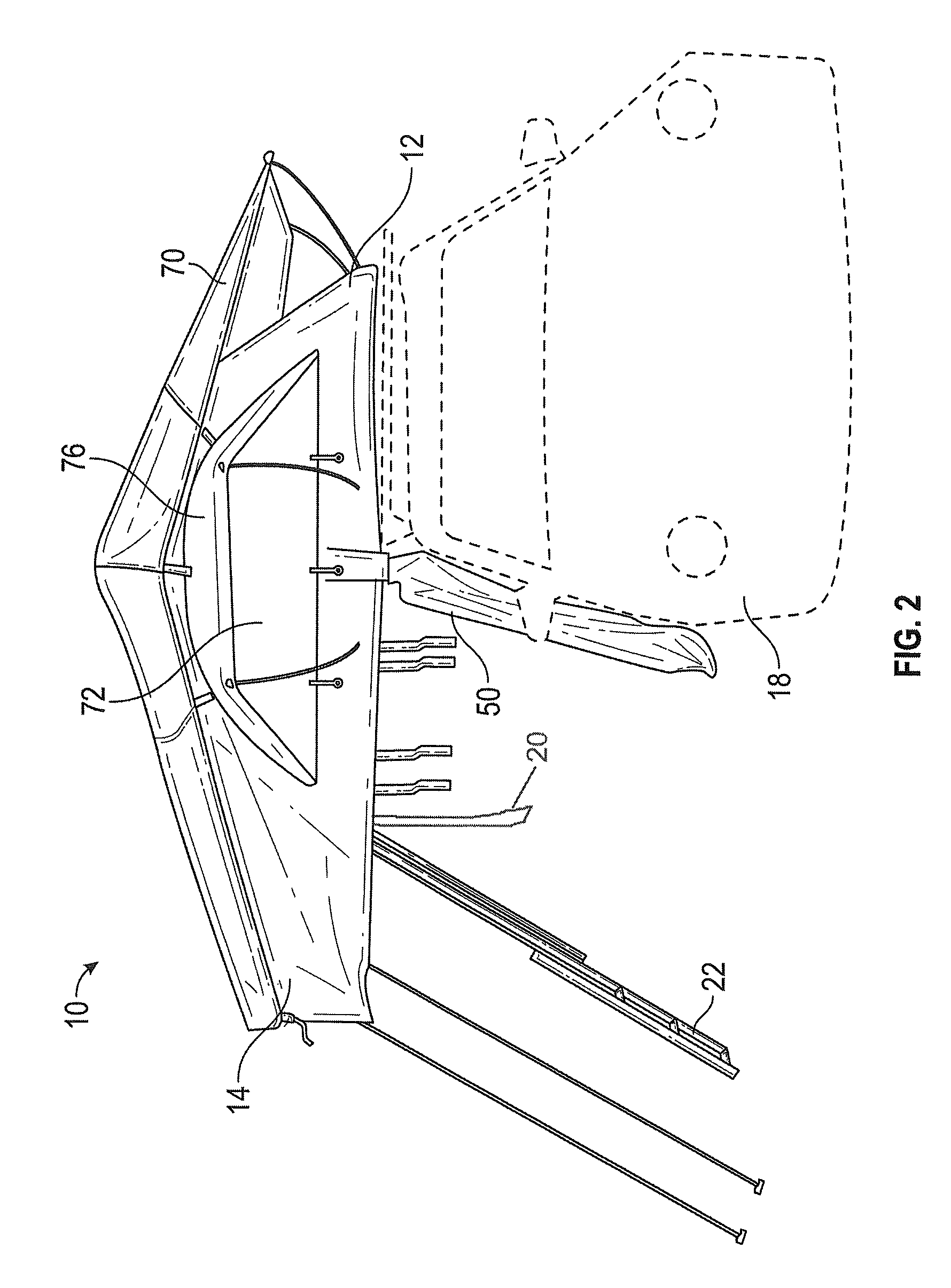 Vehicle roof-top tent