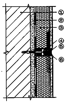 Construction process of back-bolted insulation and decoration integrated panel system