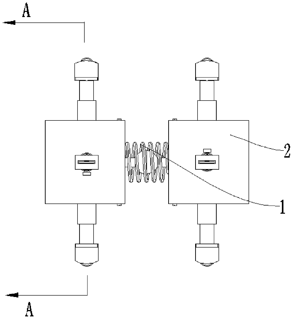 Peristaltic intra-pipeline crawling device and control method thereof