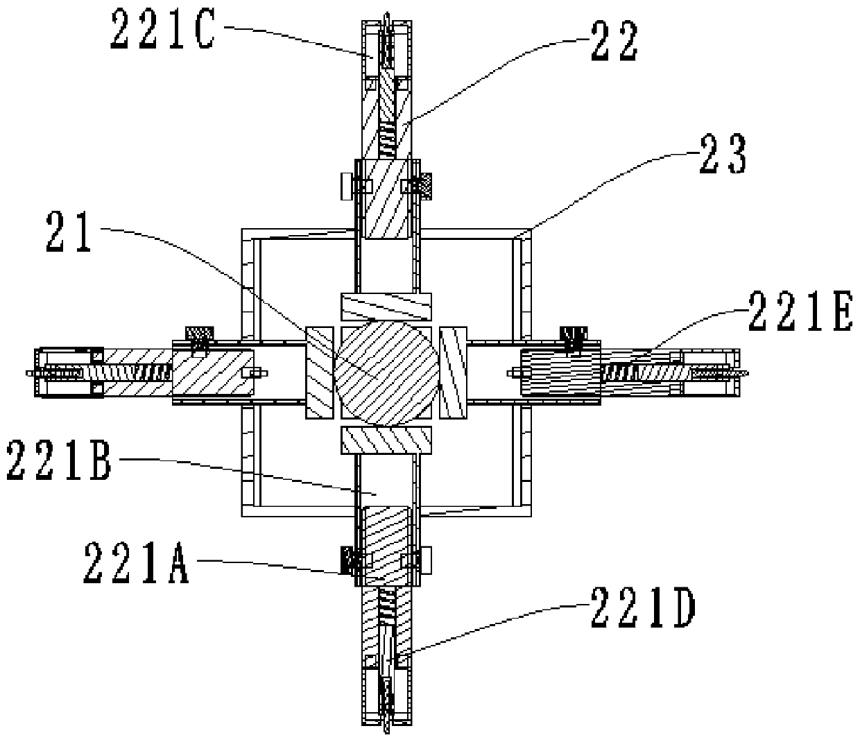 Peristaltic intra-pipeline crawling device and control method thereof