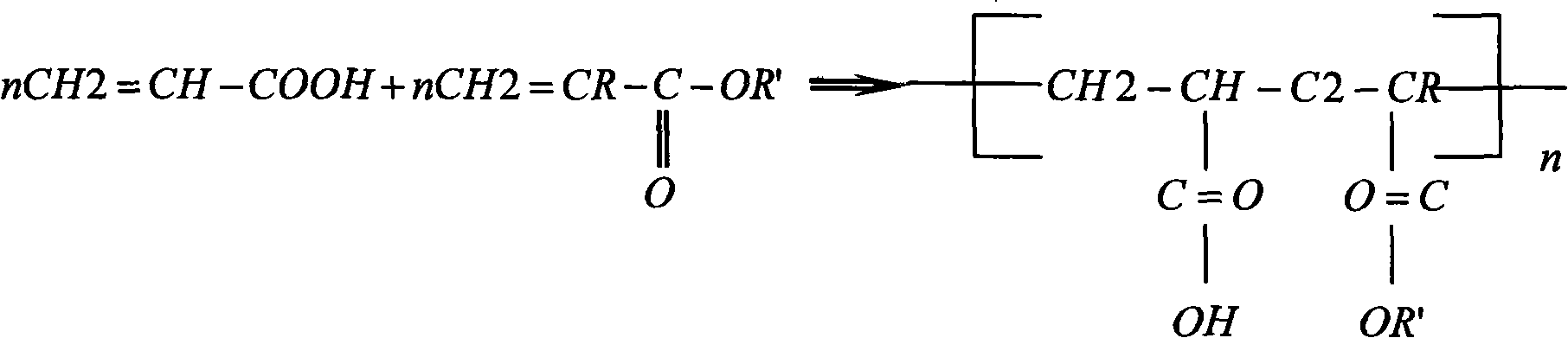 High dispersibility water-soluble acroid resin prepared by continuous bulk polymerization, preparation and use thereon in printing ink