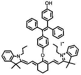 Preparation of near-infrared fluorescent probe with PTT effect and aggregation-induced emission enhancement effect