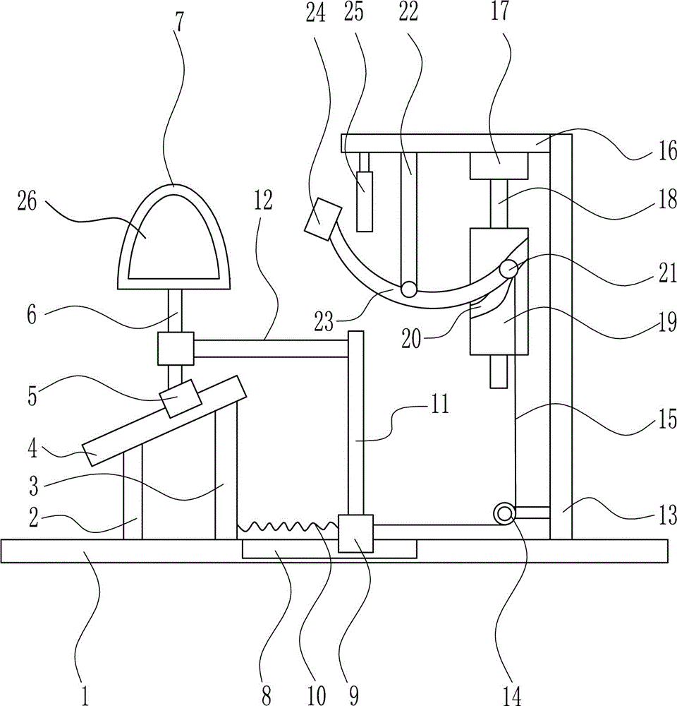 Safety reminding device for machining workshop