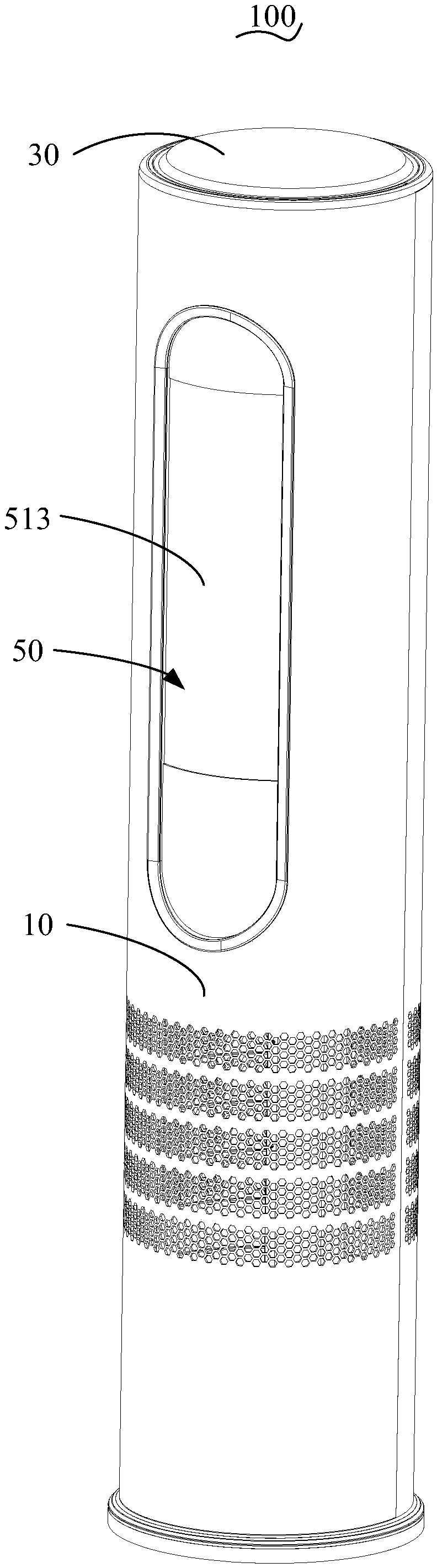 Air-conditioning cabinet and air outlet control method of air-conditioning cabinet