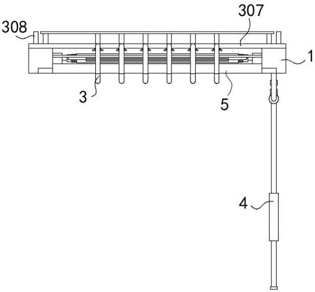 Lung CT film auxiliary judging and observing device