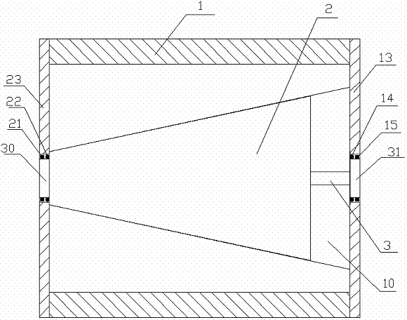 Crack cylinder double-out rod magneto-rheological damper