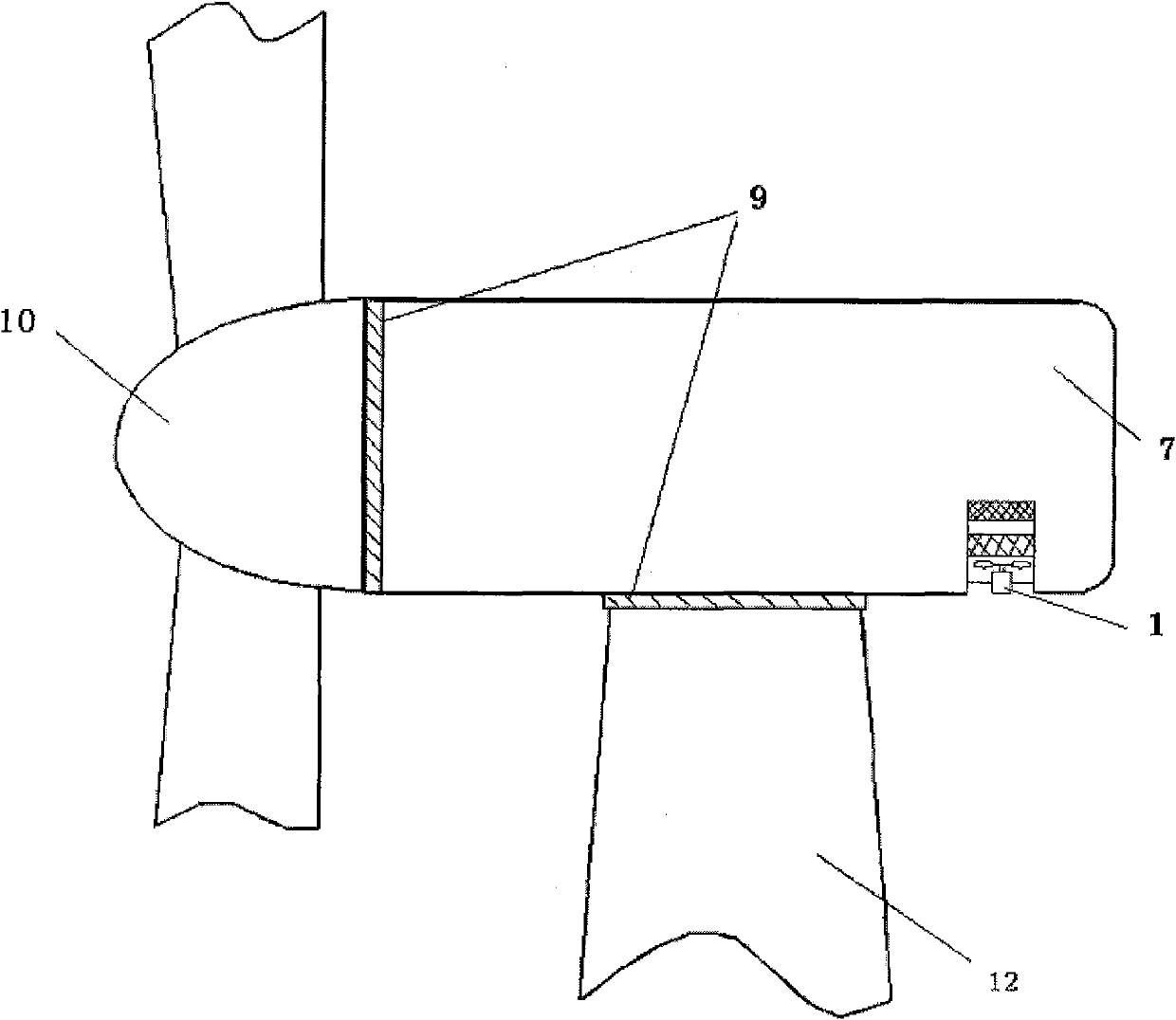 Salt fog resistant system for wind generating set at sea