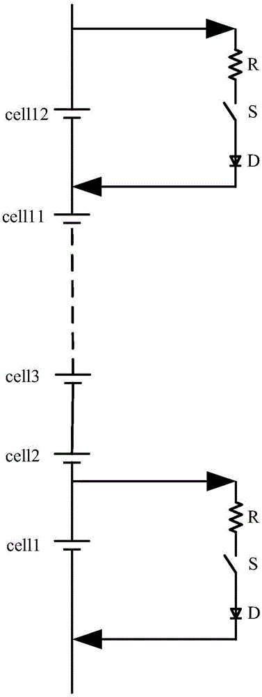 Passive balance failure protection circuit and battery pack