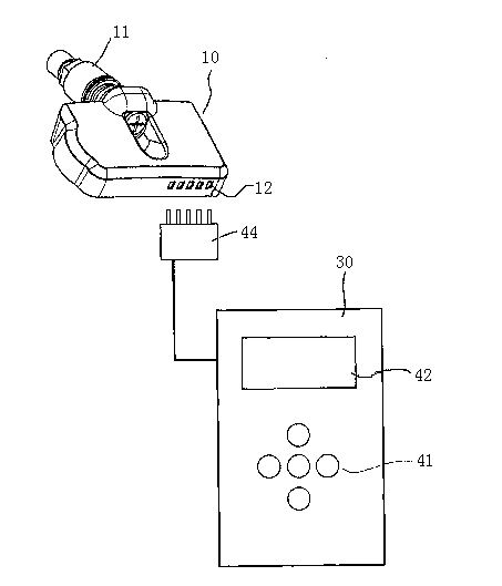 Blank tire pressure detector and setting method thereof