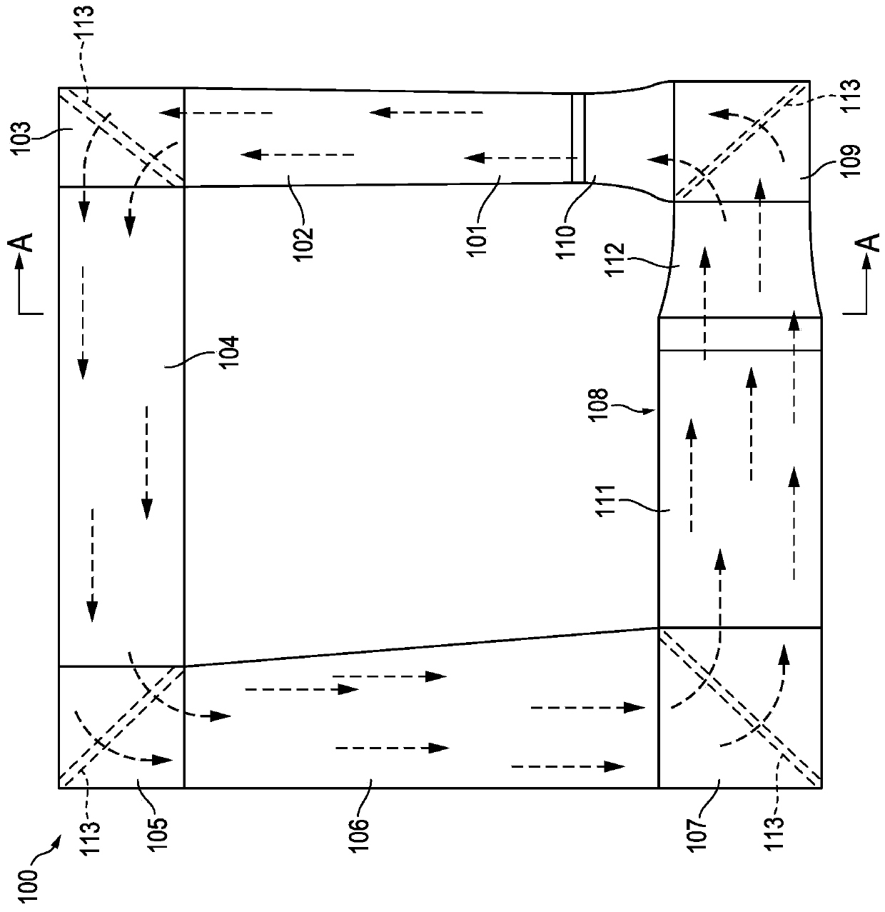 Recirculating vertical wind tunnel