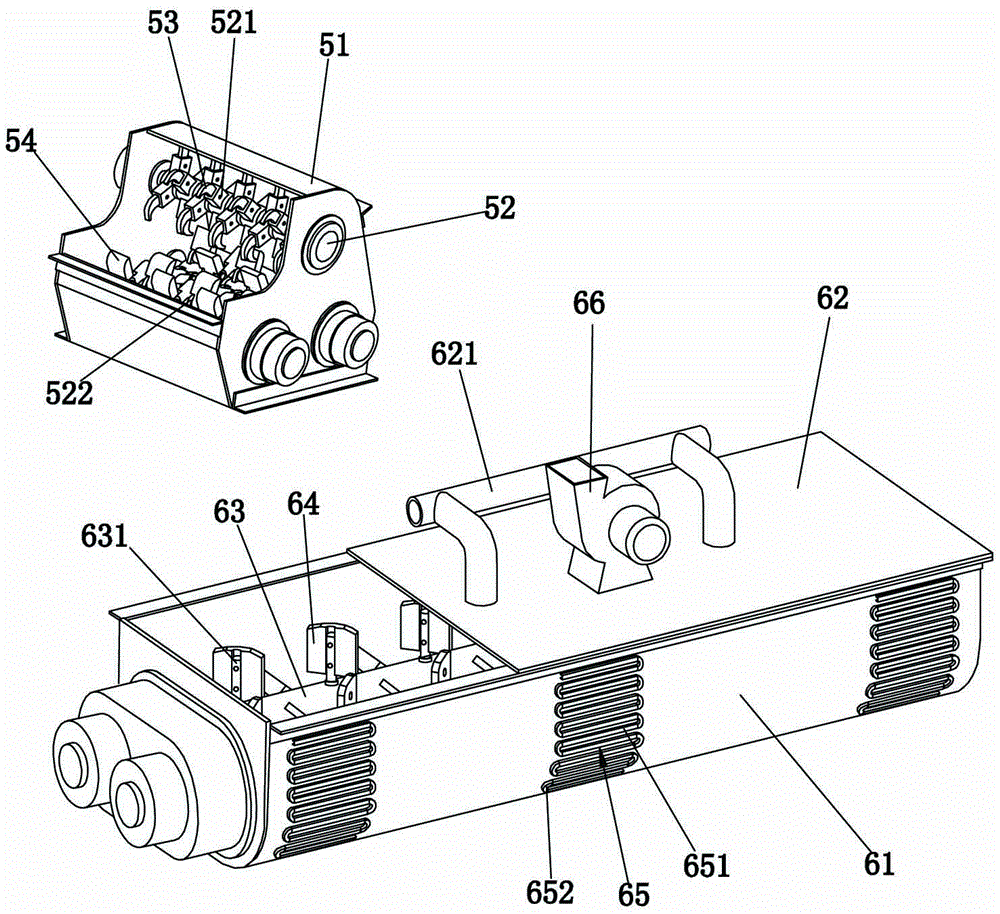 Humus soil treatment device