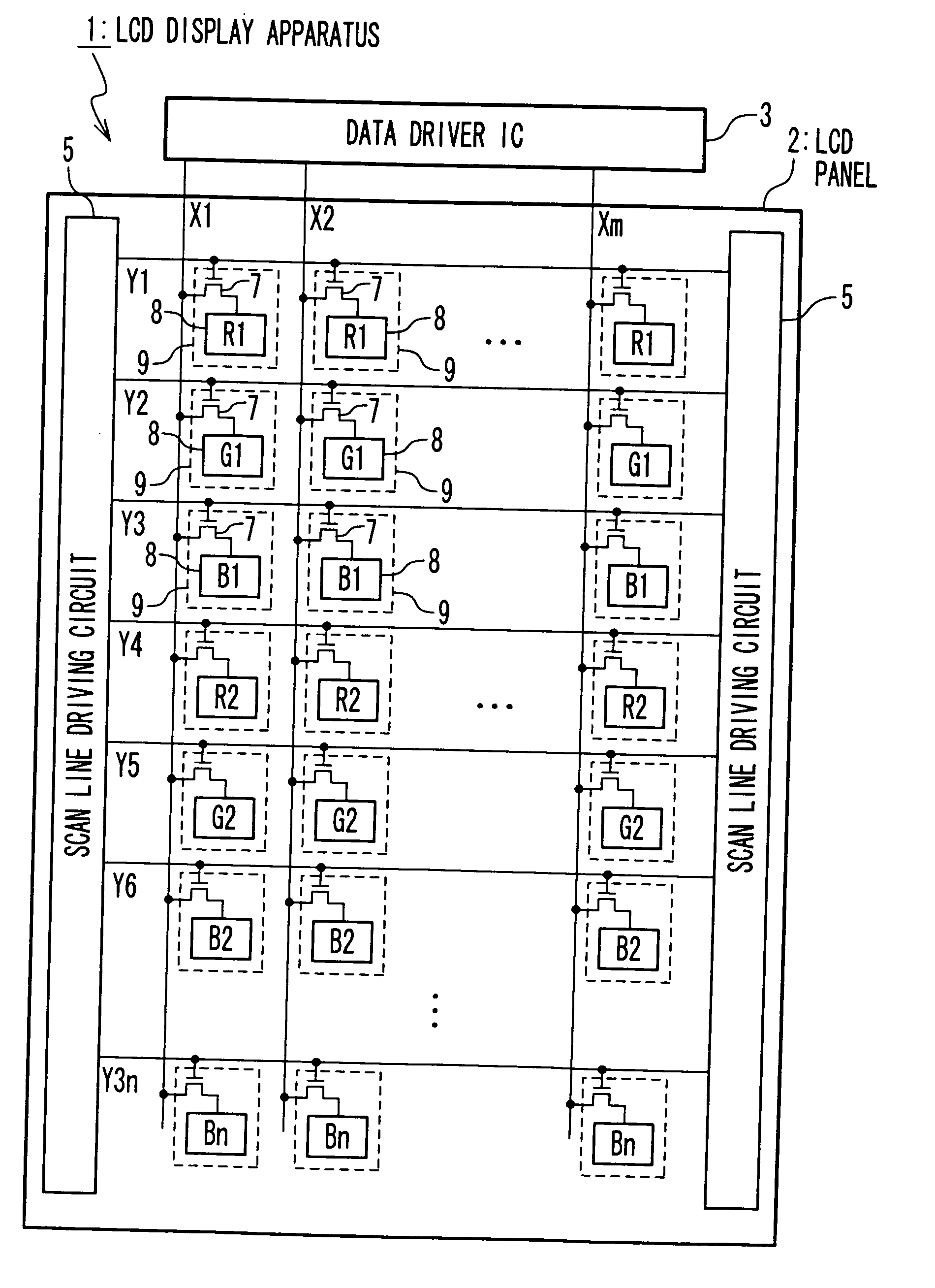 Display panel driving method and display apparatus