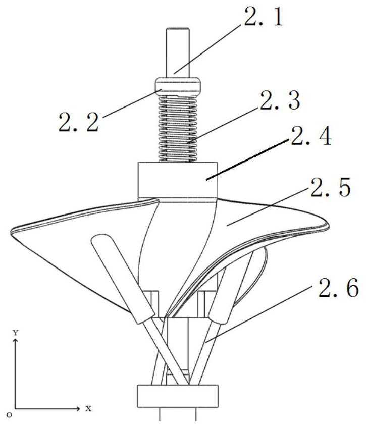 Paster type piezoelectric driving double-paddle type underwater vector propulsion system and method thereof