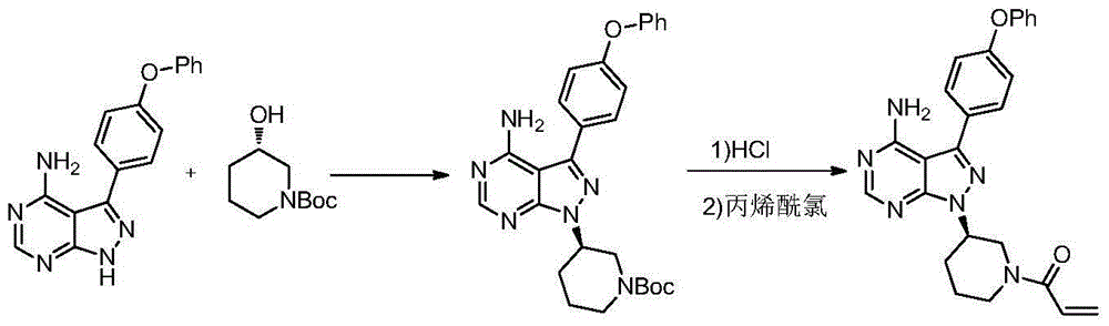 Method for preparing ibrutinib