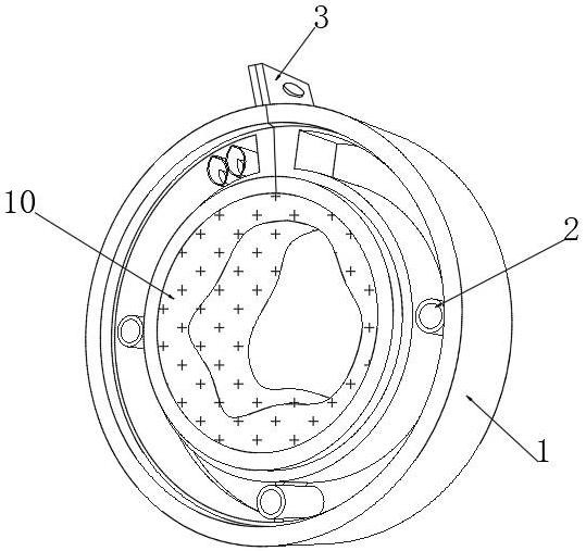 An underground multi-core cable branching device