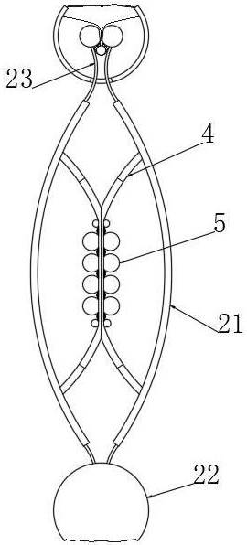 An underground multi-core cable branching device