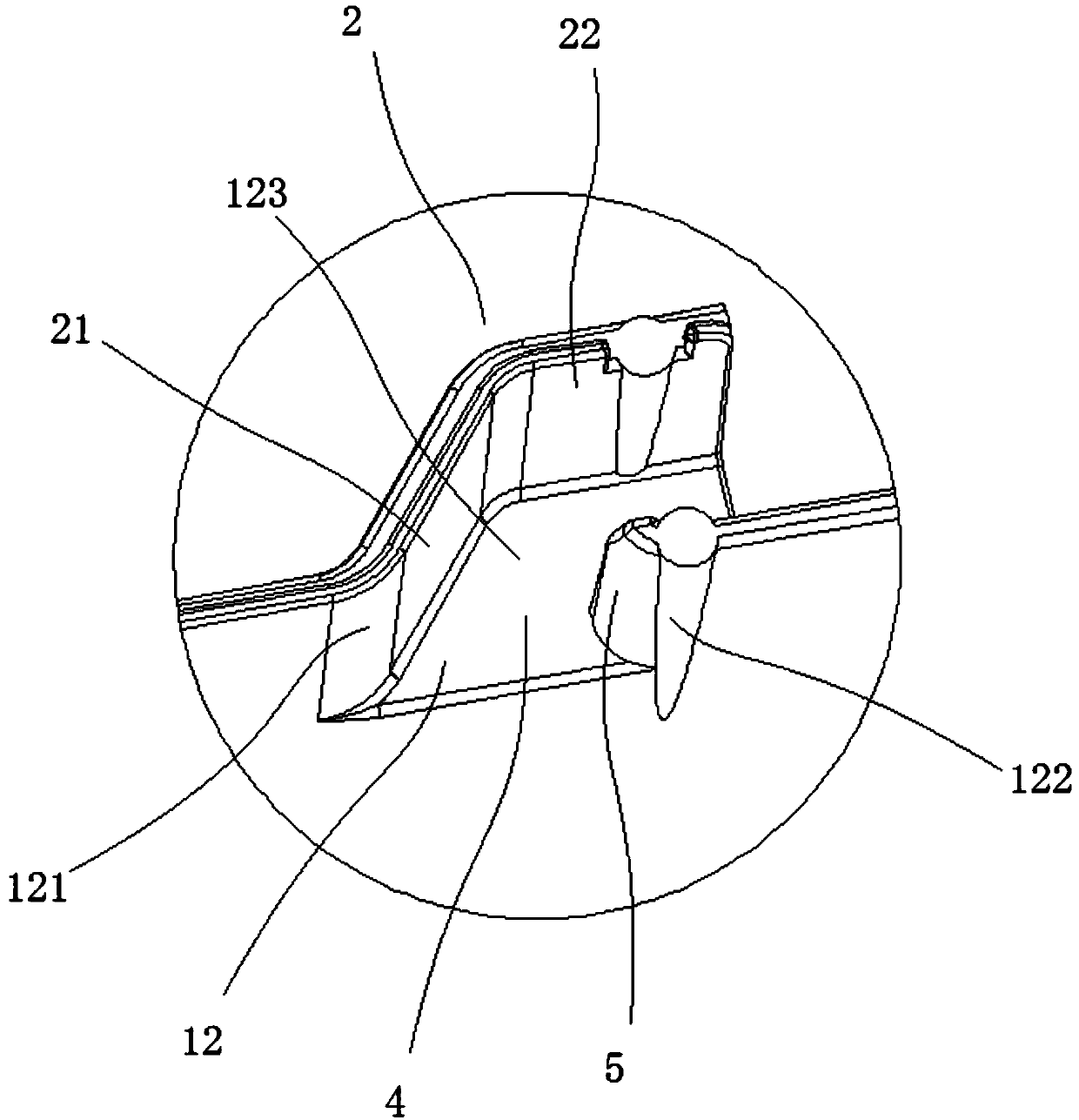 Electric appliance box and device with same