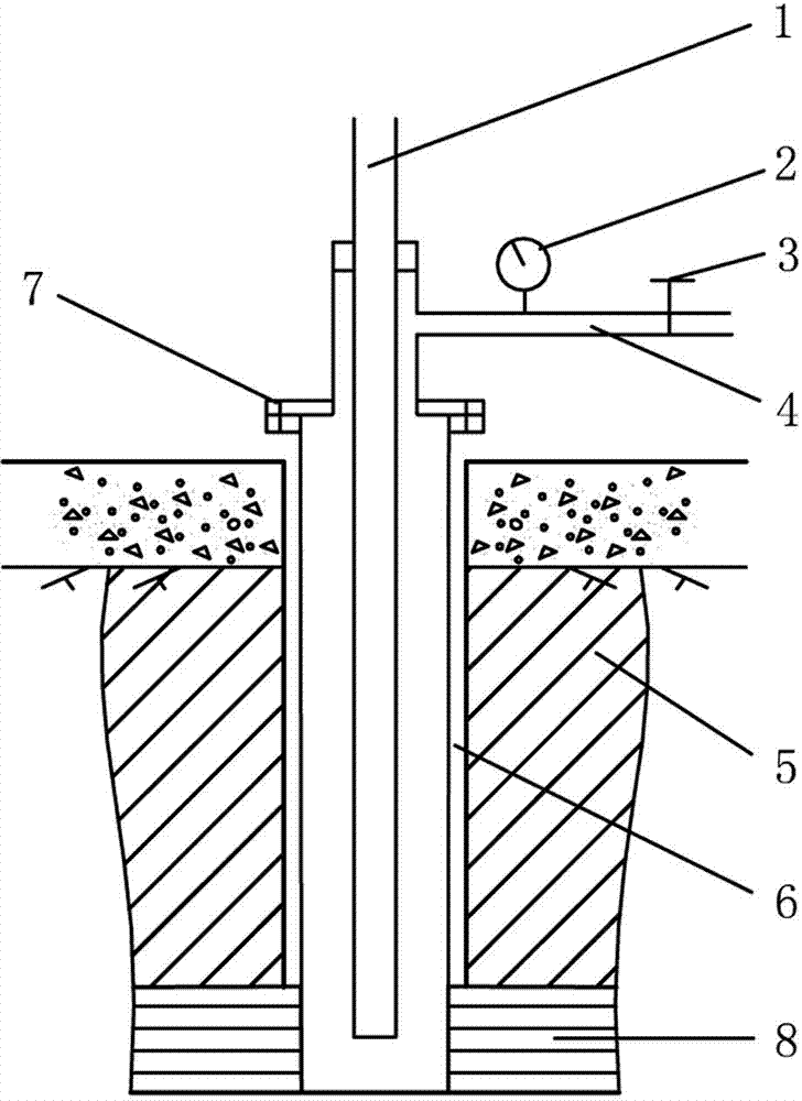 Construction method for covering layer closed porthole high-pressure curtain grouting