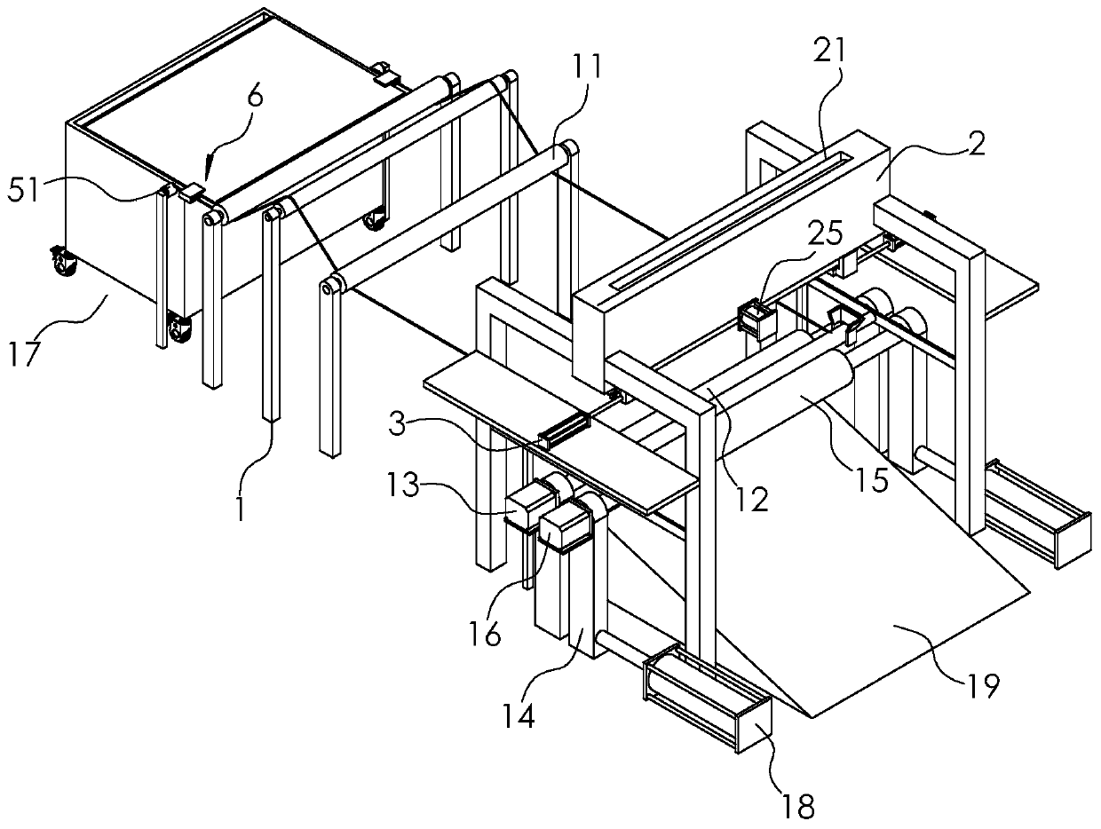 Warp-direction winding inspecting machine