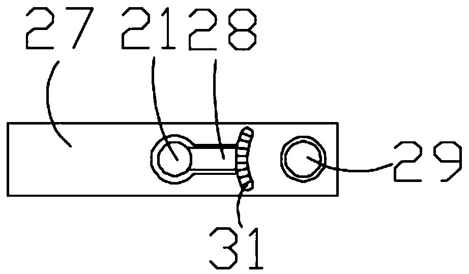 Shield tunneling machine pitch angle and roll angle measuring device