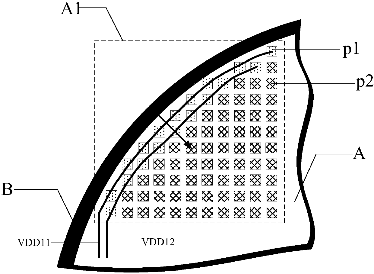 Special-shaped display panel and display device