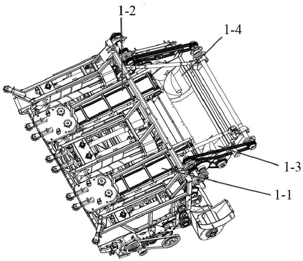 Header for stalk and ear harvesting type corn harvester