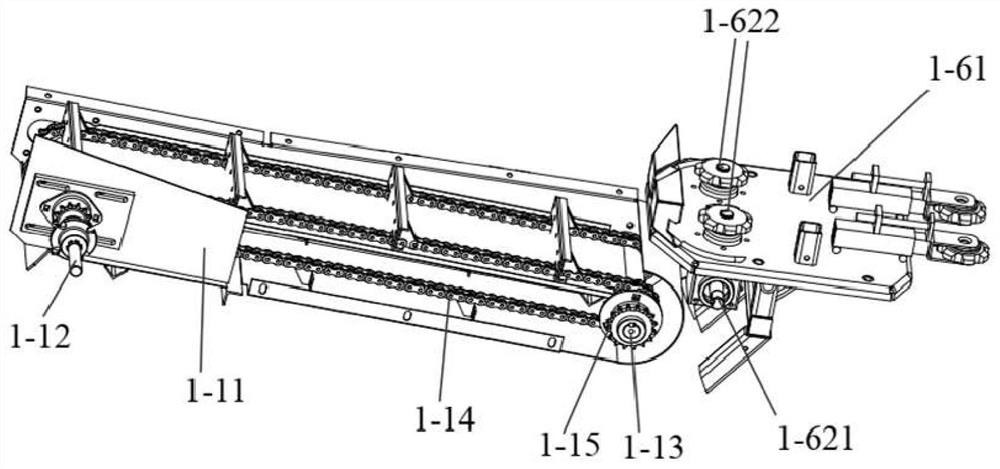 Header for stalk and ear harvesting type corn harvester