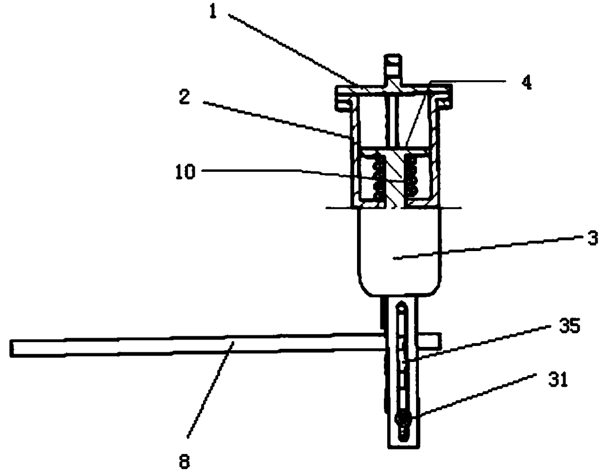 Line-releasing and rod-protecting apparatus of power transmission line tower structure