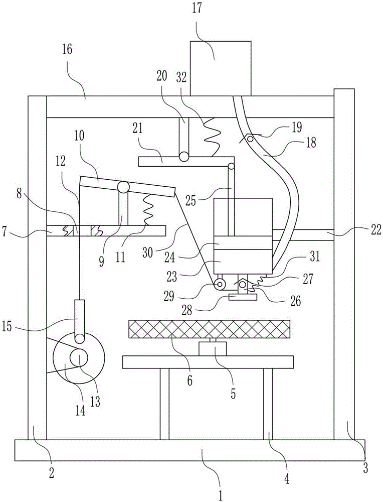 Quick shoe sole paint spraying device for shoe production