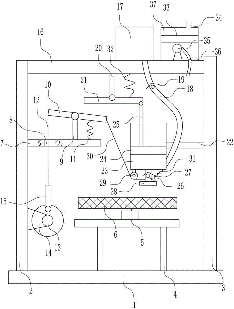 Quick shoe sole paint spraying device for shoe production