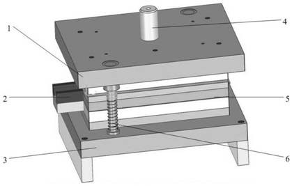 Progressive die design of hoop parts